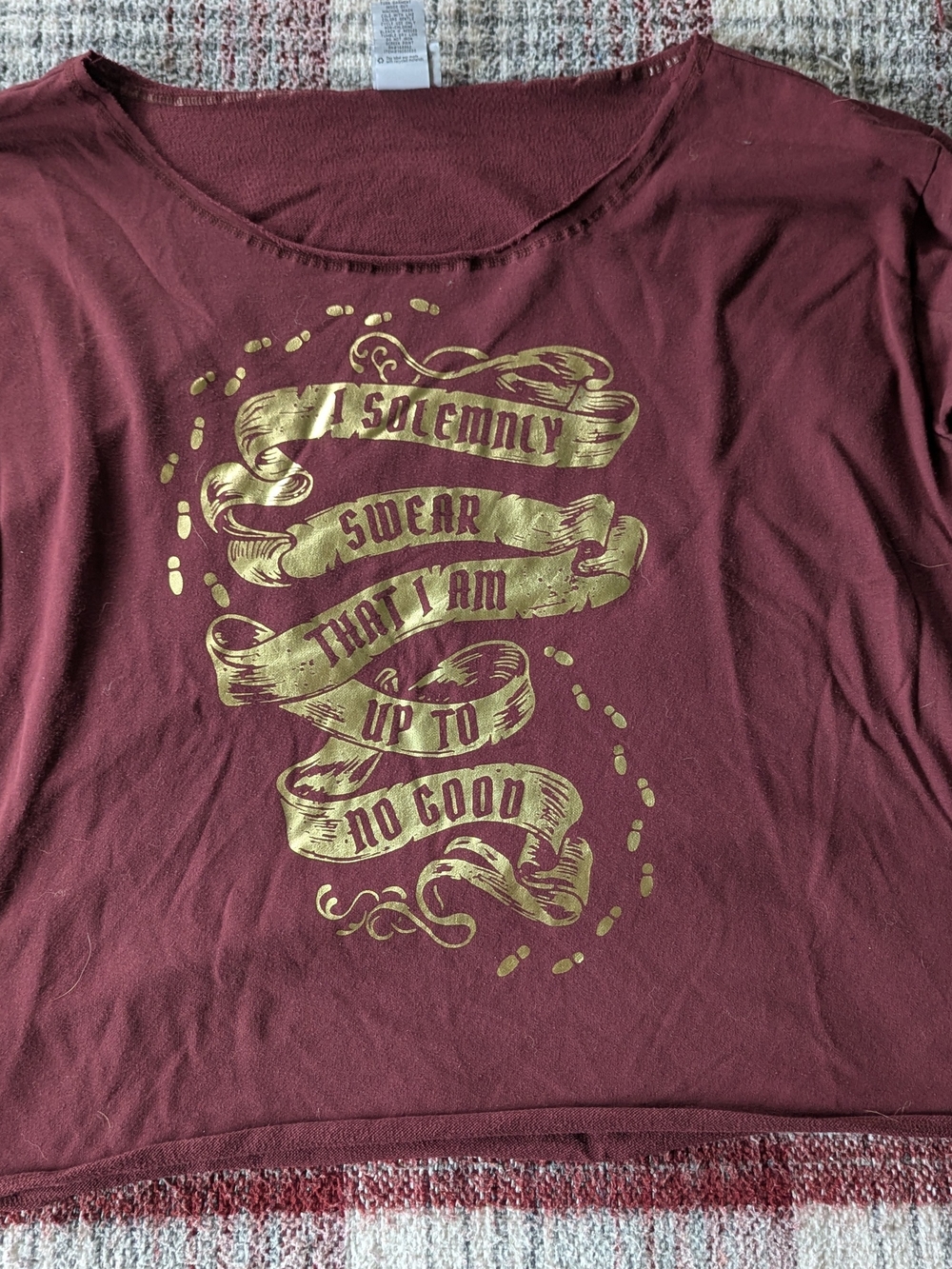 Torrid Licensed Harry Potter Oversized Off Shoulder Sweatshirt Size 1